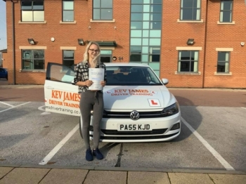 Well Done Angie. 20th October 2019 at Chilwell Test Centre
