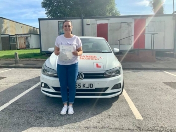 Well Done Clare Zero Faults 23rd August 2019 at Watnall Test Centre.