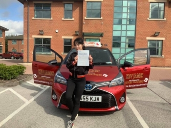 Well Done Chen passing your Automatic Driving Test first attempt19th August 2019 at Chilwell Test Centre