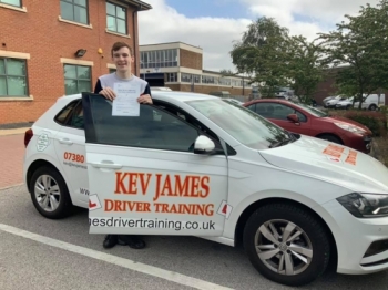 Brilliant result Harry Zero Faults!! 28th June 2019 at Chilwell Test Centre