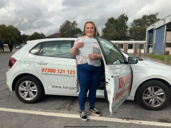 Well Done Millie. 27th September 2019 at Watnall Test Centre