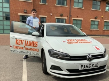 Well done Patrick 5th June 2019 at Chilwell Test Centre